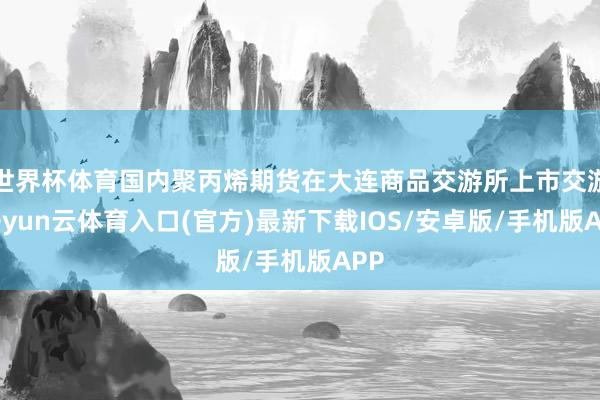世界杯体育国内聚丙烯期货在大连商品交游所上市交游-开yun云体育入口(官方)最新下载IOS/安卓版/手机版APP